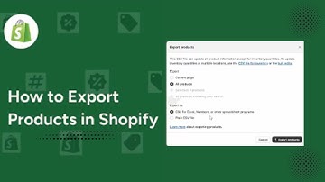 How To Export Product From Shopify  Store | Shopify Export Products | Class -13