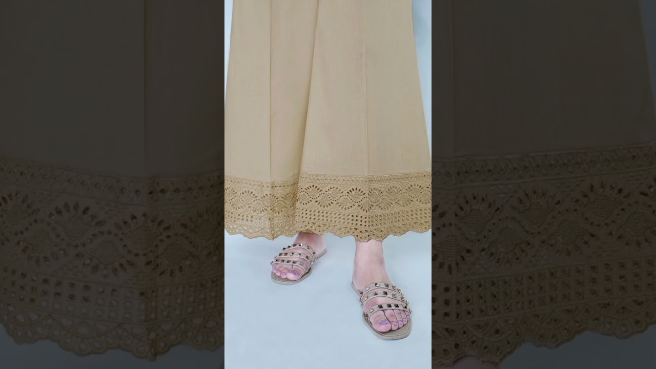 Latest trendy stylish modran plazzo collection / new beautiful flapper trouser desgine 