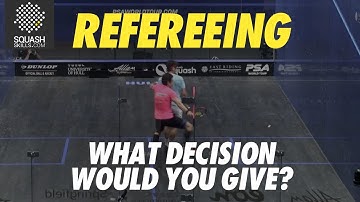 Squash Refereeing: Ng v Rodriguez - No Let