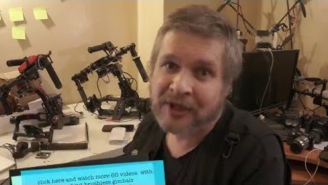 Online tuning Alexmos controller 3 axis brushless gimbal