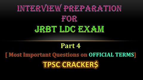 Interview Preparation || Part 4 || JRBT Group C & D