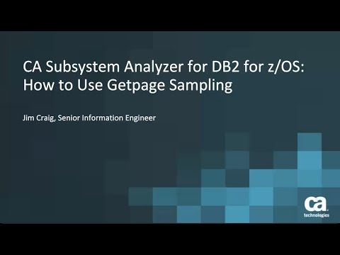 CA Subsystem Analyzer for DB2 for z/OS: How to Use Getpage Sampling