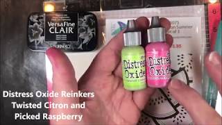 Distress Oxide Reinker Watercoloring