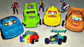 Disney Cars 3 Toy Spring Mini Racers Diecast Set - Avengers Toy Car Unboxing & Testing