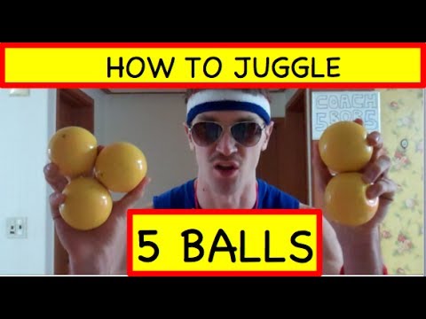 Learn How to Juggle 5 Balls (tutorial) - YouTube