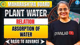 Class 12 Biology - Chp 6 Plant Water Relation | Absorption of Water | Part 2 | Gyanlab | Anjali Maam