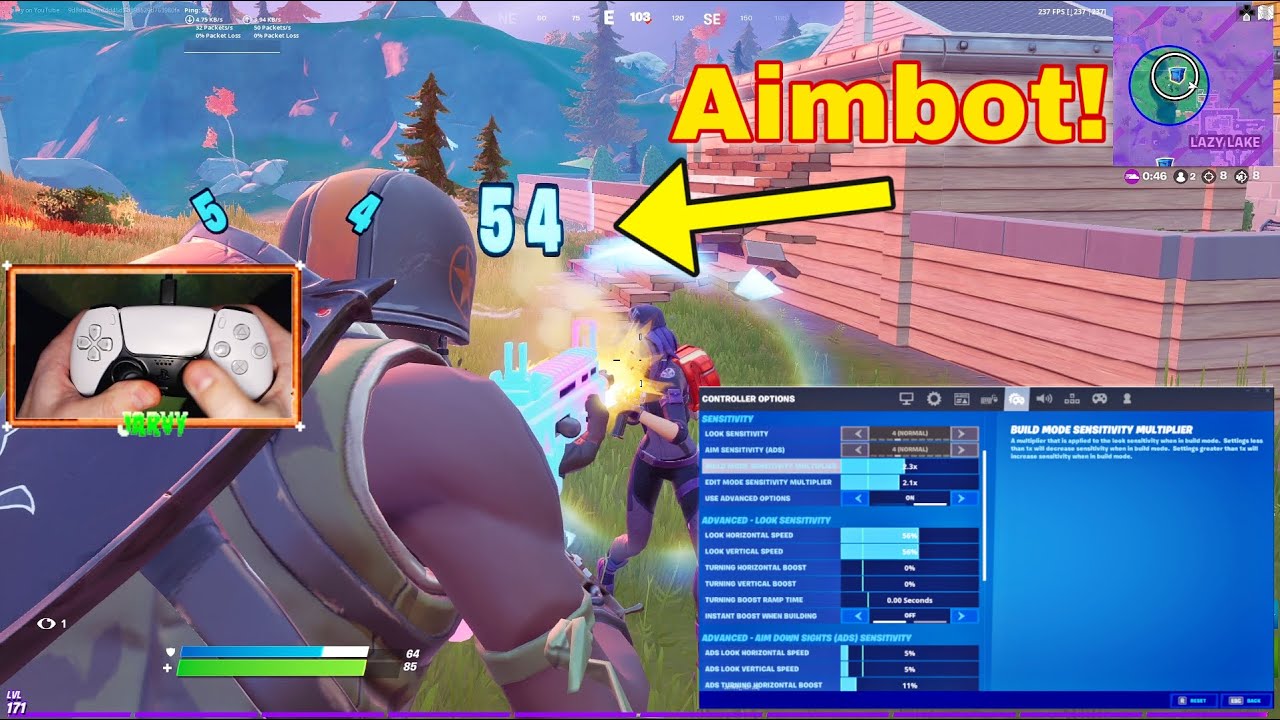 how to get aimbot in fortnite for ps5｜TikTok Search