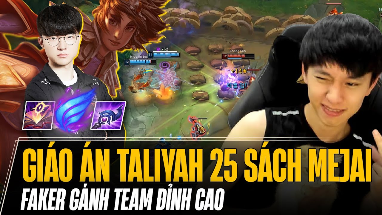 FAKER "ĐI HỌC" VỚI TALIYAH VÀ CÁI KẾT 25 SÁCH CHIÊU HỒN MEJAI HỦY DIỆT CẢ TEAM CASSIOPEIA