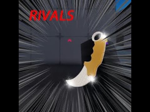 Unlocking The Diamond Knife In Roblox Rivals!!!! - YouTube