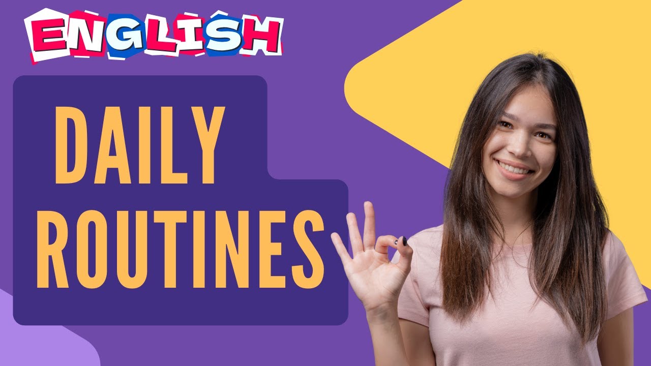 Daily Routines | Learn English Vocabulary - YouTube