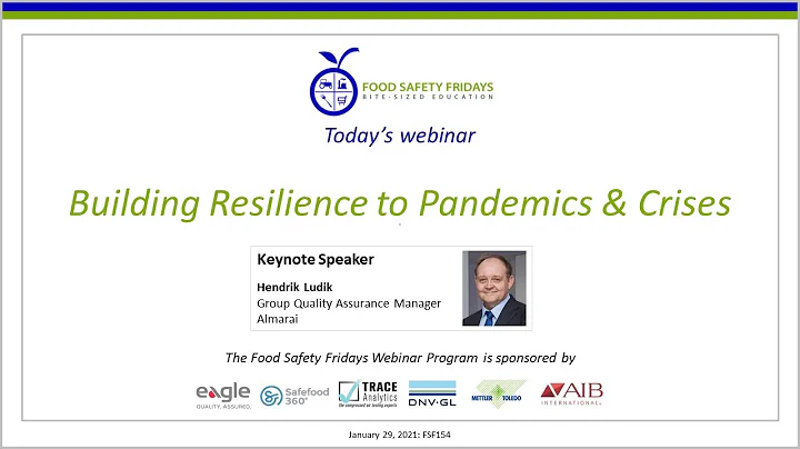 Building Resilience to Pandemics & Crises