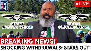 🚨 PGA Tour in BIG TROUBLE After 4 Stars WITHDRAW From Genesis Scottish Open!