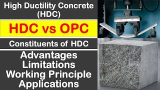 high ductility concrete(HDC) | High ductility concrete vs Ordinary Concrete