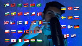 ASMR | Speaking 20 languages ​​+ mouth sounds screenshot 2