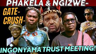PHAKELA & NGIZWE DISRUPT INGONYAMA TRUST INDABA THAT EXCLUDED ZULU KING. #jacintangobese #actionsa