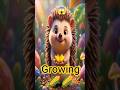 🌽Growing corn🍿 #kidsanimation #kidslearning #natureforkids popcorn