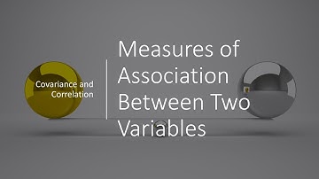 2.6 Measure of Association Between Two Variables