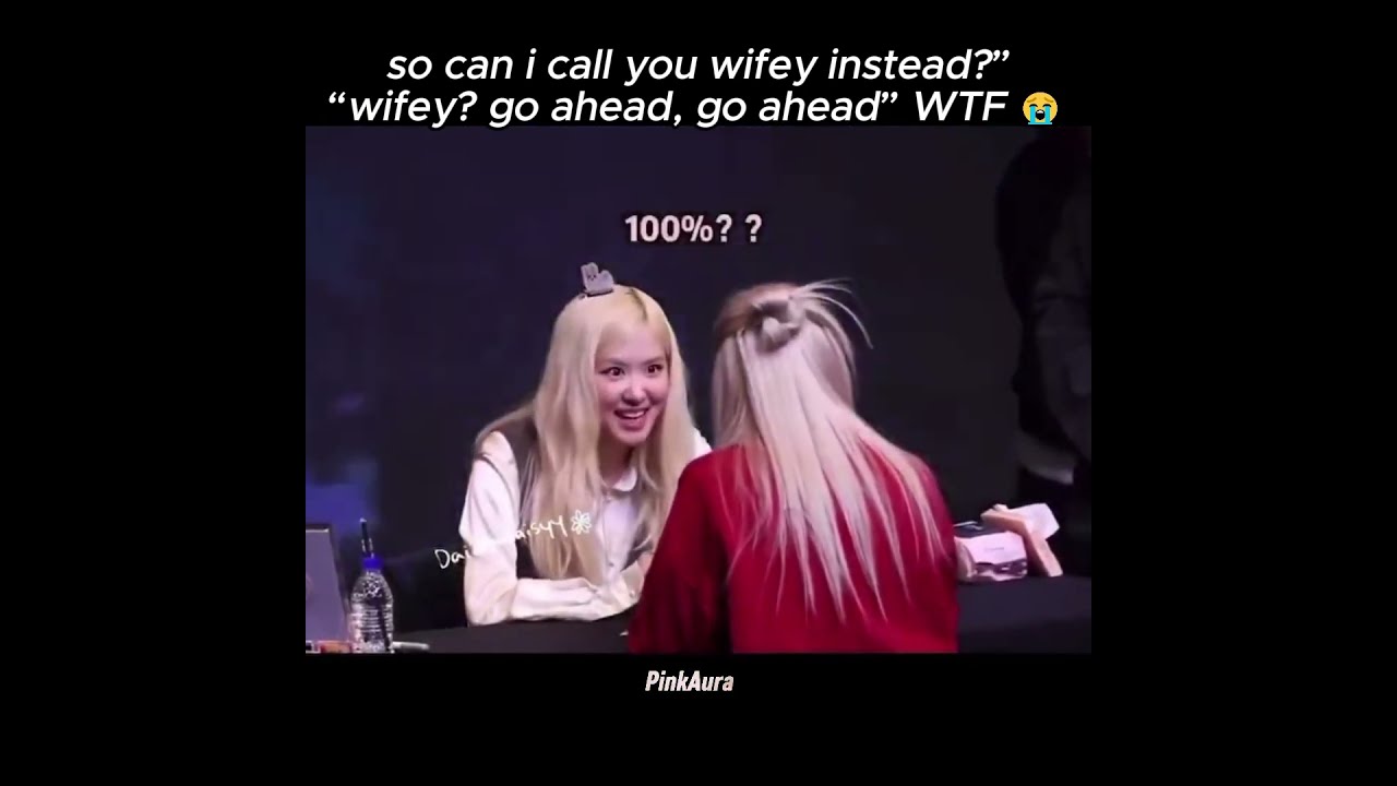 A fan called Rose wifey?! 😂❤️ #blackpink #rosé #brunomars #ROSÉ_BRUNO_APT#apt #GameBoy #rosie
