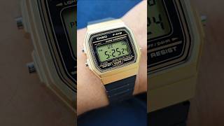 D Frame Casio F-91W Black Strap