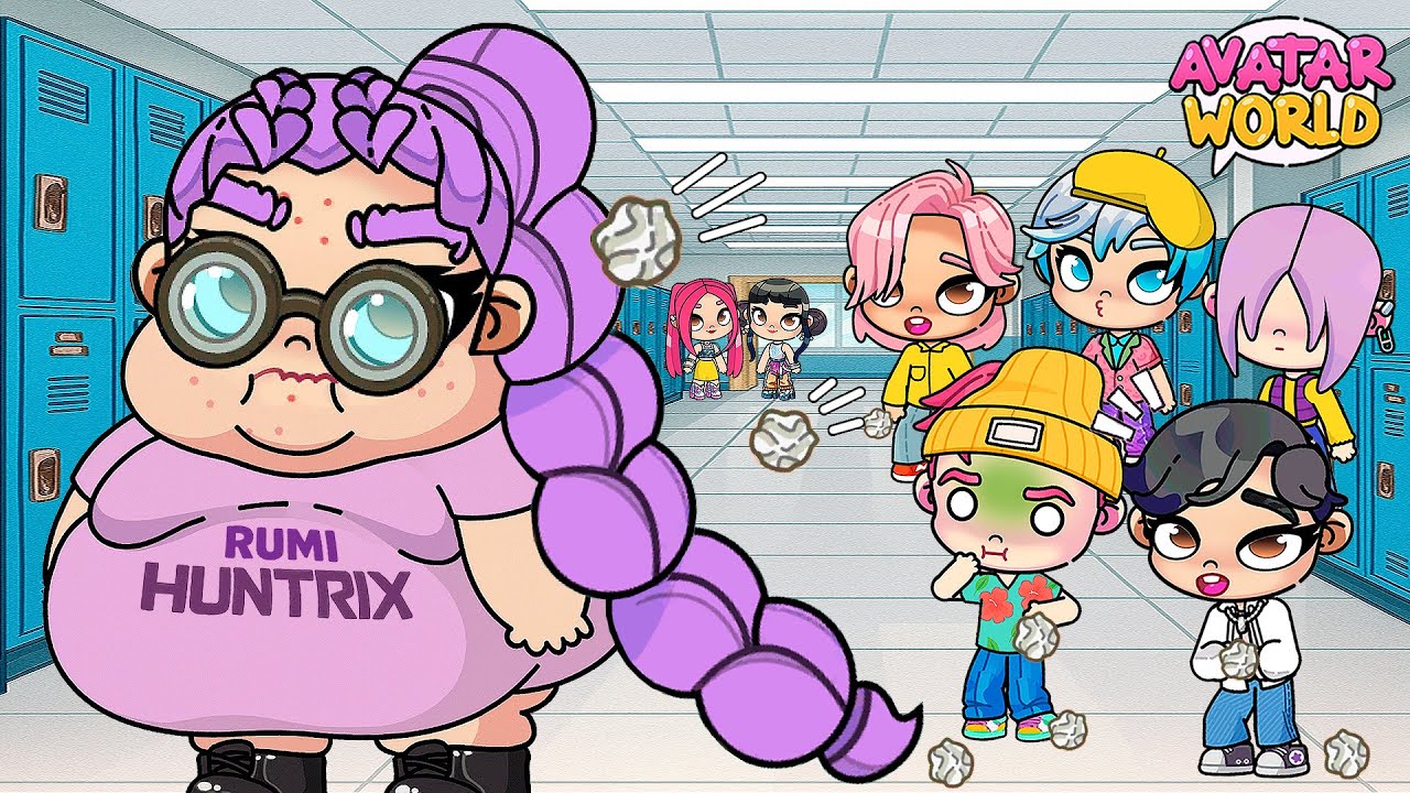 LAS GUERRERAS KPOP: ¡El GLOW UP de RUMI! Nerd a Popular 😱💜 en Avatar World | Alicia Gameplays