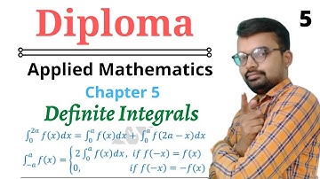 Diploma  math 2 | chapter 5 | Definite Integrals | type III and IV Property | diploma maths  |Lec 5