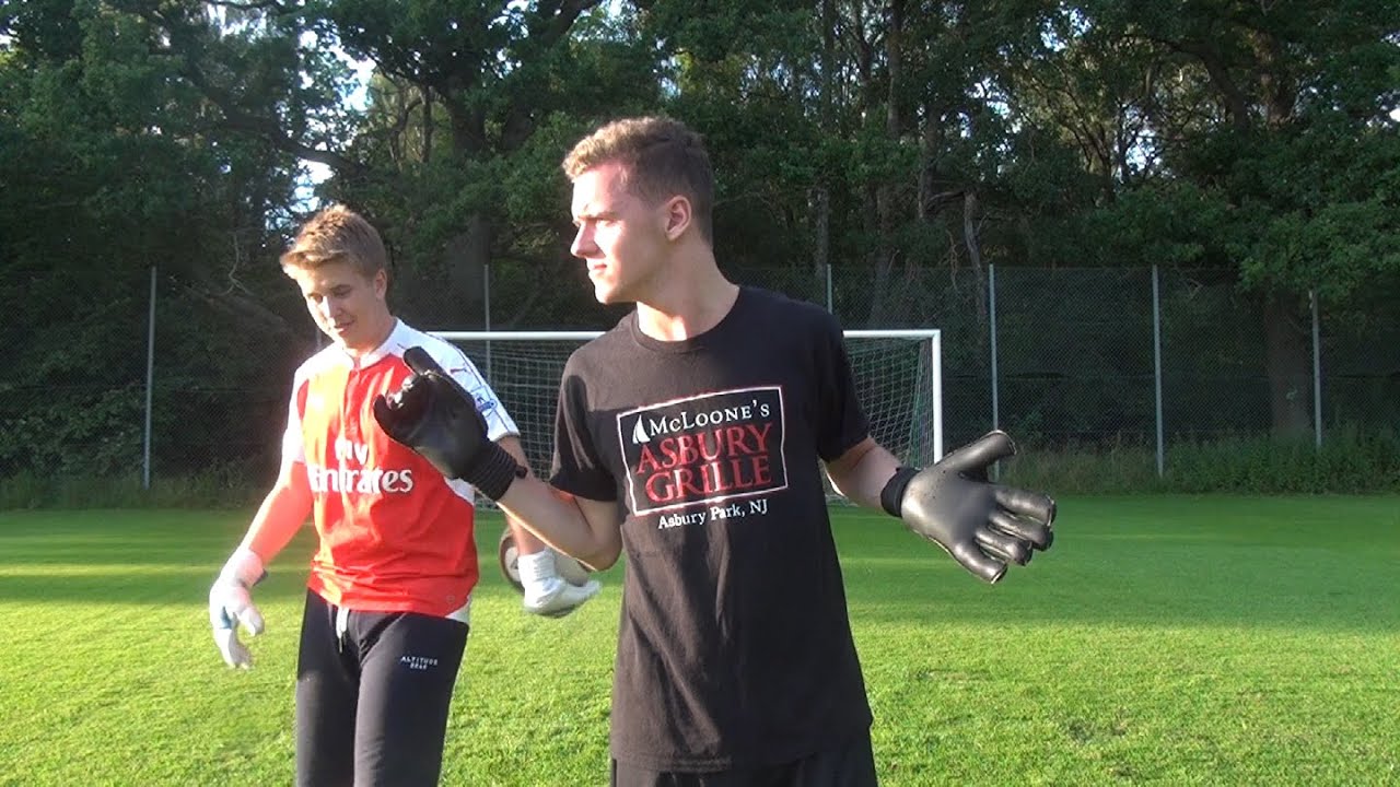 FOOTBALL GOALKEEPER CHALLENGE YouTube