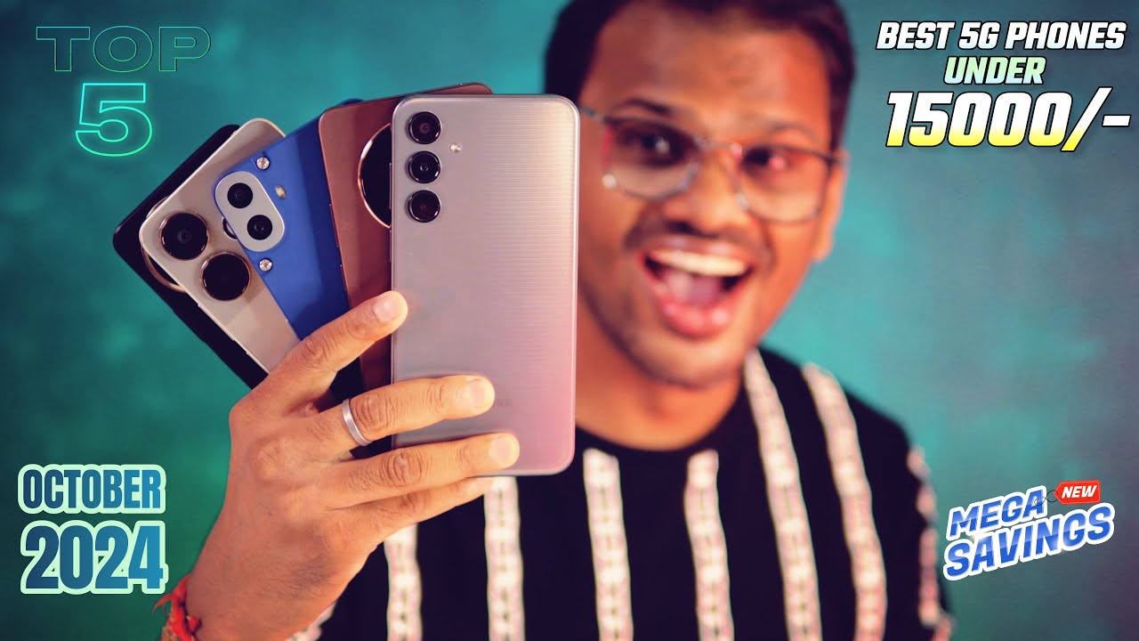 TOP 5 Best 5G Phones Under 15000 in October 2024 l Flipkart & Amazon ...