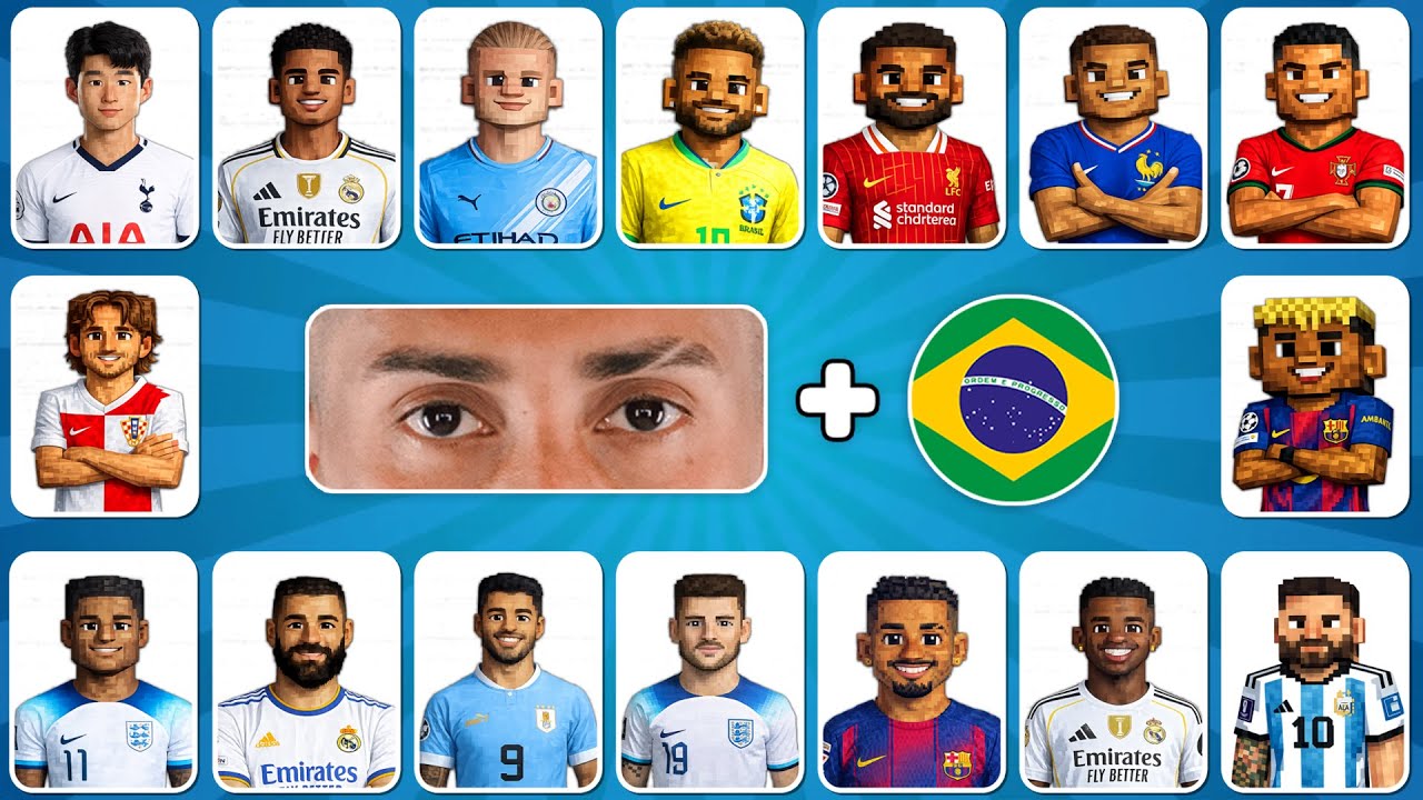 Can You Guess The Player By Song, Eyes, Emoji, Drink & Nationality 🤔⁉️ | Ronaldo, Messi, Yamal
