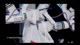 Robotic arms paired with dexterous hands perform real packaging tasks in real time