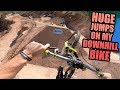 HITTING HUGE JUMPS ON MY DOWNHILL BIKE - SICKEST FREERIDE EVENT!