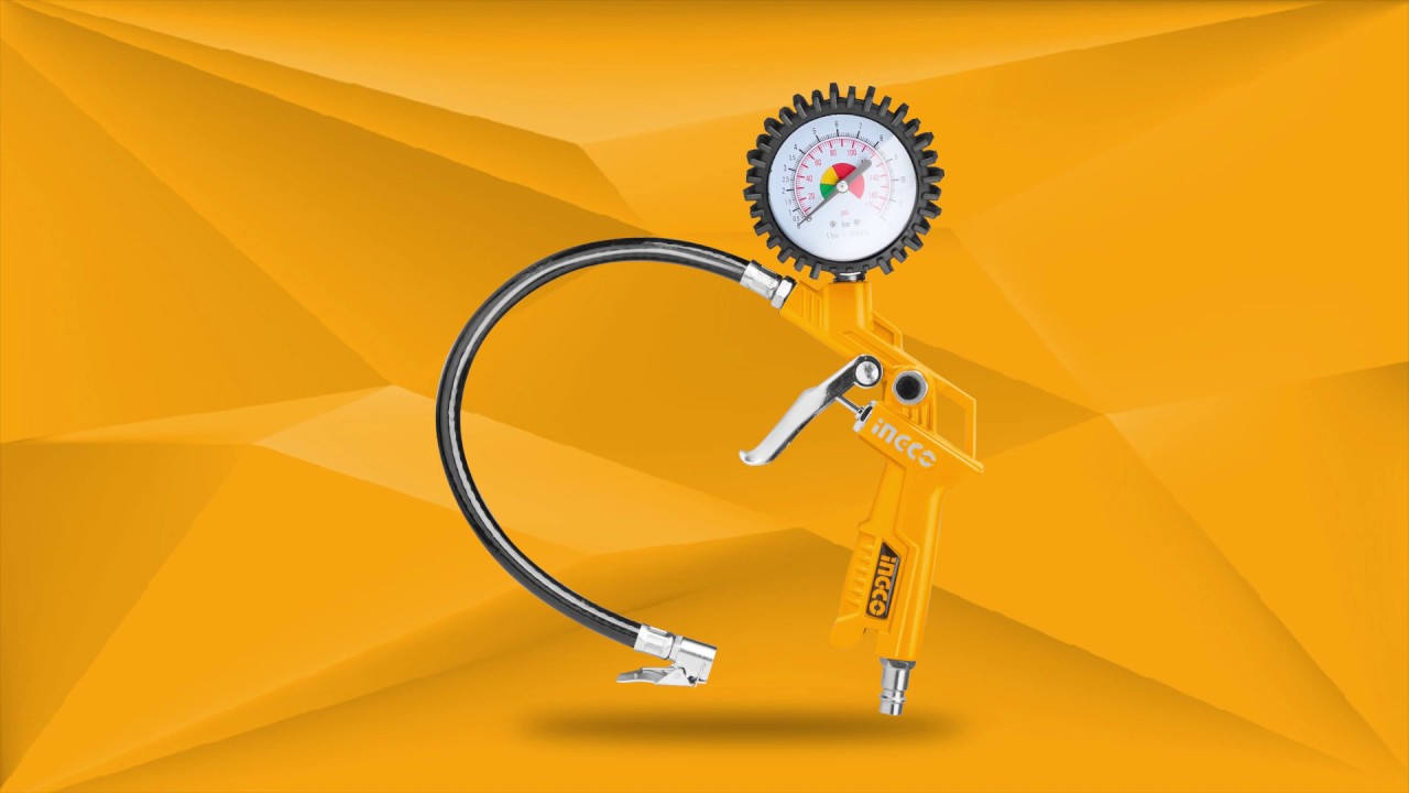 CALIBRADOR DE PRESIÓN DE AIRE 1/4'' - INGCO - ATG0601