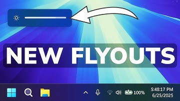 How to Enable the New Flyouts Location Setting in Windows 11 26200.5661