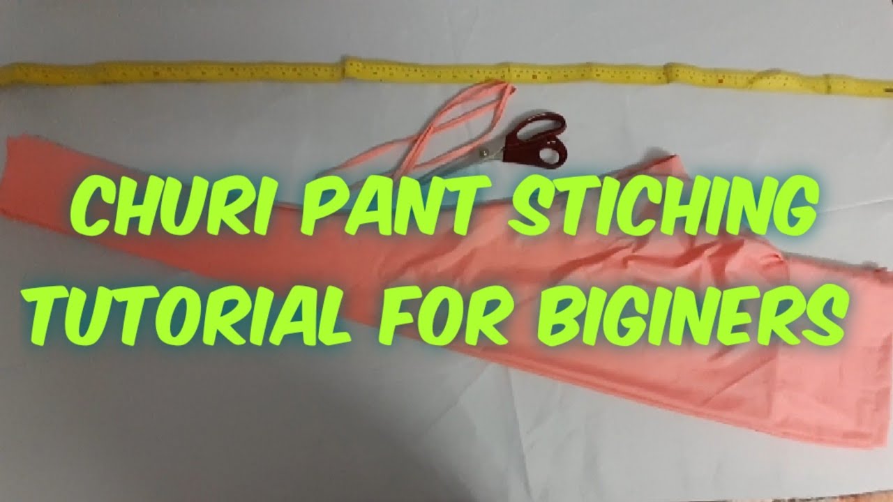 Churi pants stitching - YouTube