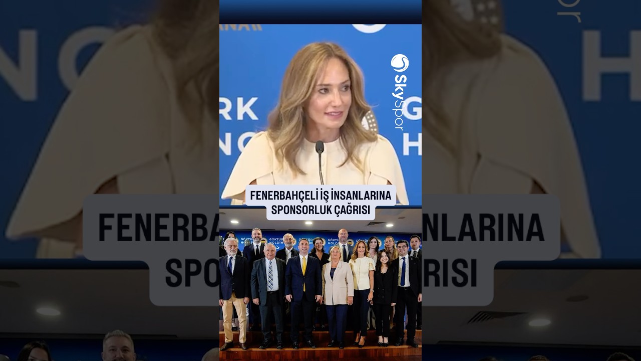 Göktürk Holding İcra Kurulu Üyesi Berin Göktürk'ten Fenerbahçeli iş insanlarına sponsorluk çağrısı