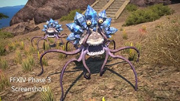 FFXIV Realm Reborn Phase 3 screenshot montage