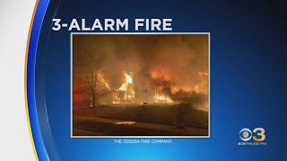 3-alarm fire causes $1 million in damages in Odessa, Delaware