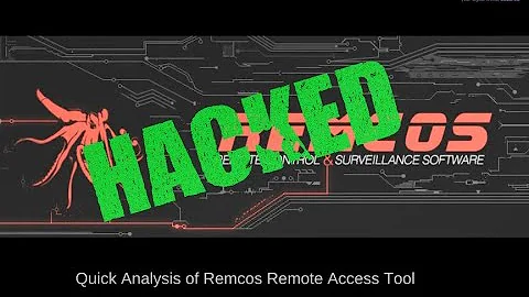 Quick Analysis of Remcos RAT in this Live Stream from LIFARS.com Malware Lab