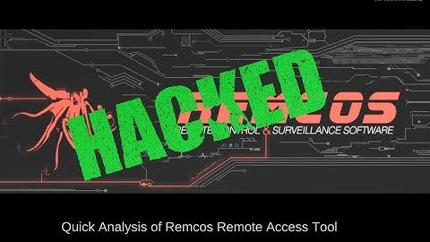 Quick Analysis of Remcos RAT in this Live Stream from LIFARS.com Malware Lab