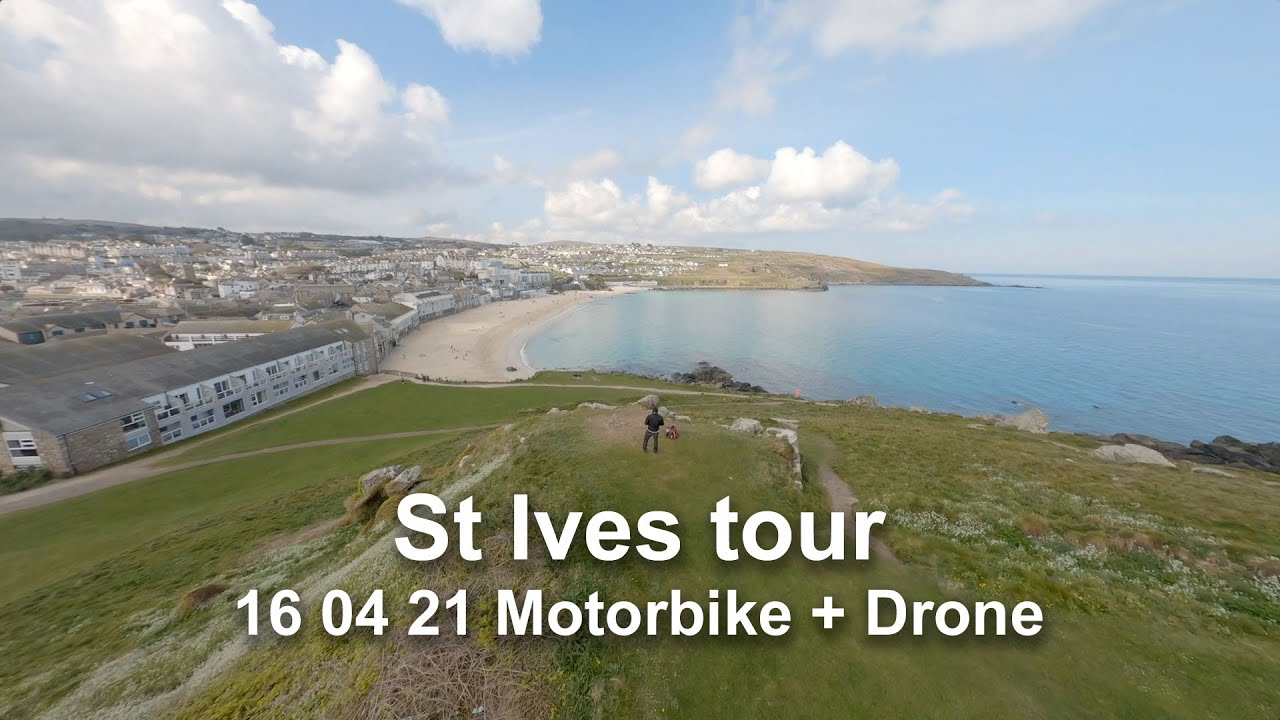 St Ives, M-Bike and Drone tour April 2021