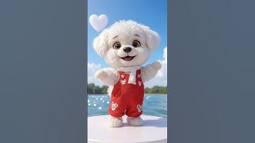 Puppy Dance Challenge 🐶❤️ Funny Dogs in Red Sweaters Steal the Show | #Shorts #DogDance