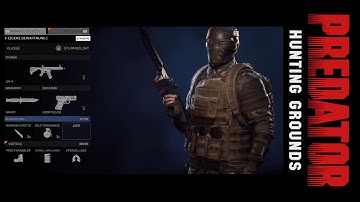 Predator Hunting Grounds - Customization Equipment Menu