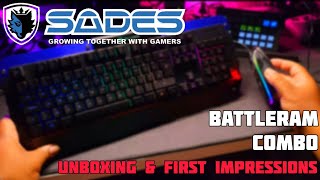 £49 SADES BATTLERAM GAMING KEYBOARD & MOUSE COMBO | Unboxing Impressions