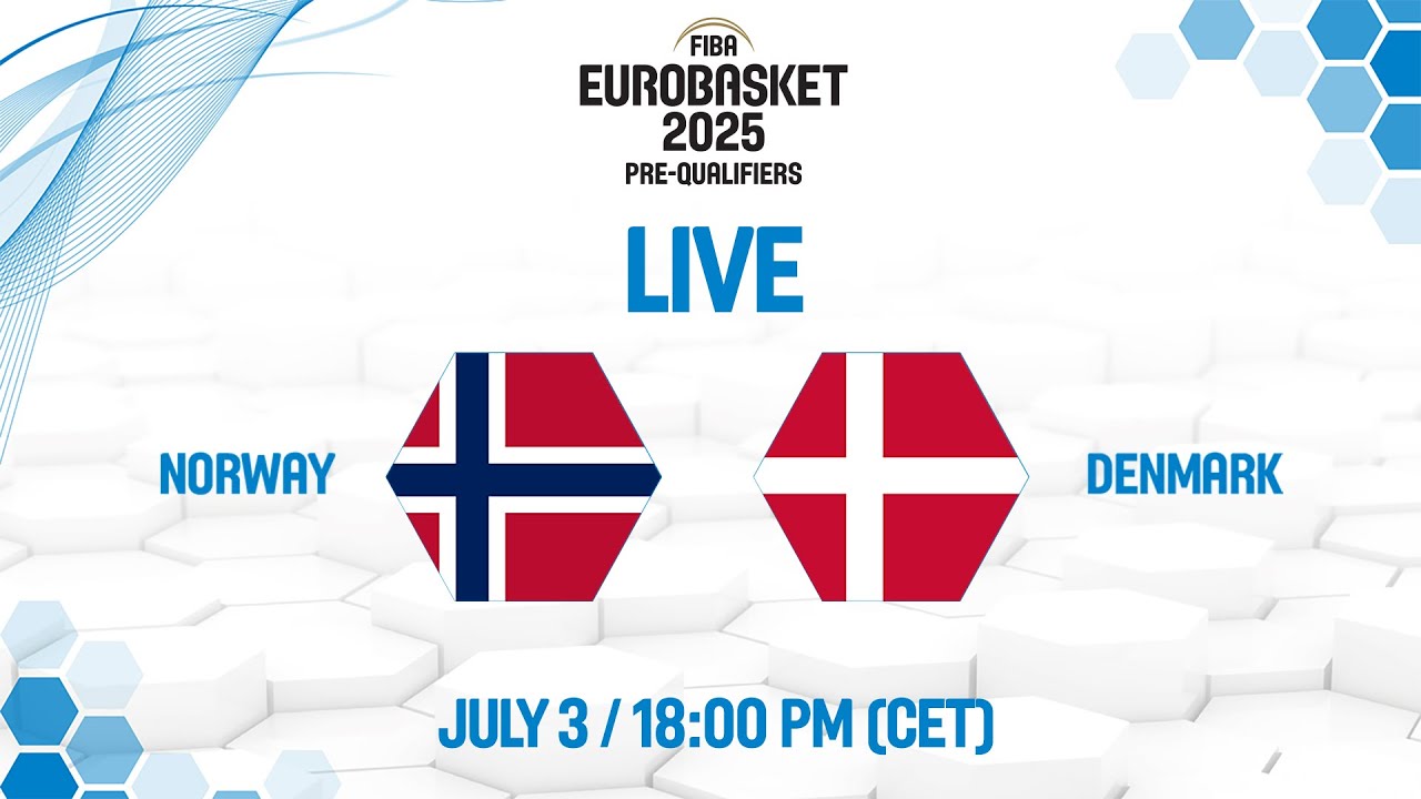 Norway v Denmark Full Basketball Game FIBA EuroBasket 2025 Pre-Qualifiers