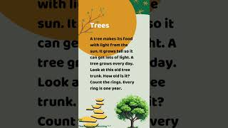 60 seconds to practice simple English listening skills - Day 2 | Trees