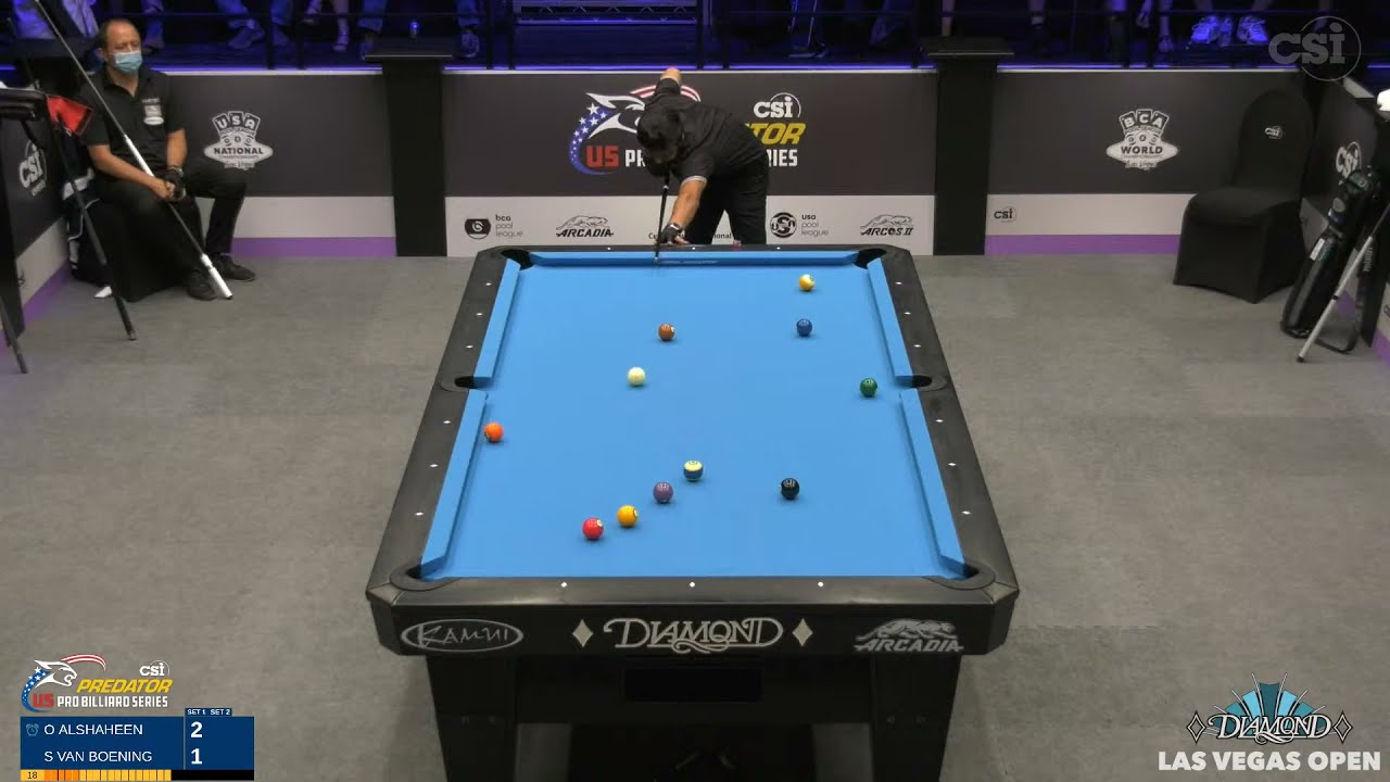 10-BALL ▸ 2021 Diamond Las Vegas Open ▸ Omar Alshaheen vs Shane Van Boening