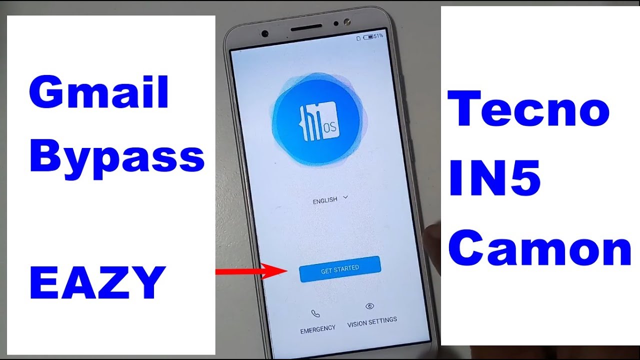 Tecno IN5 Camon  Google lock Reset Frp NEW 2018