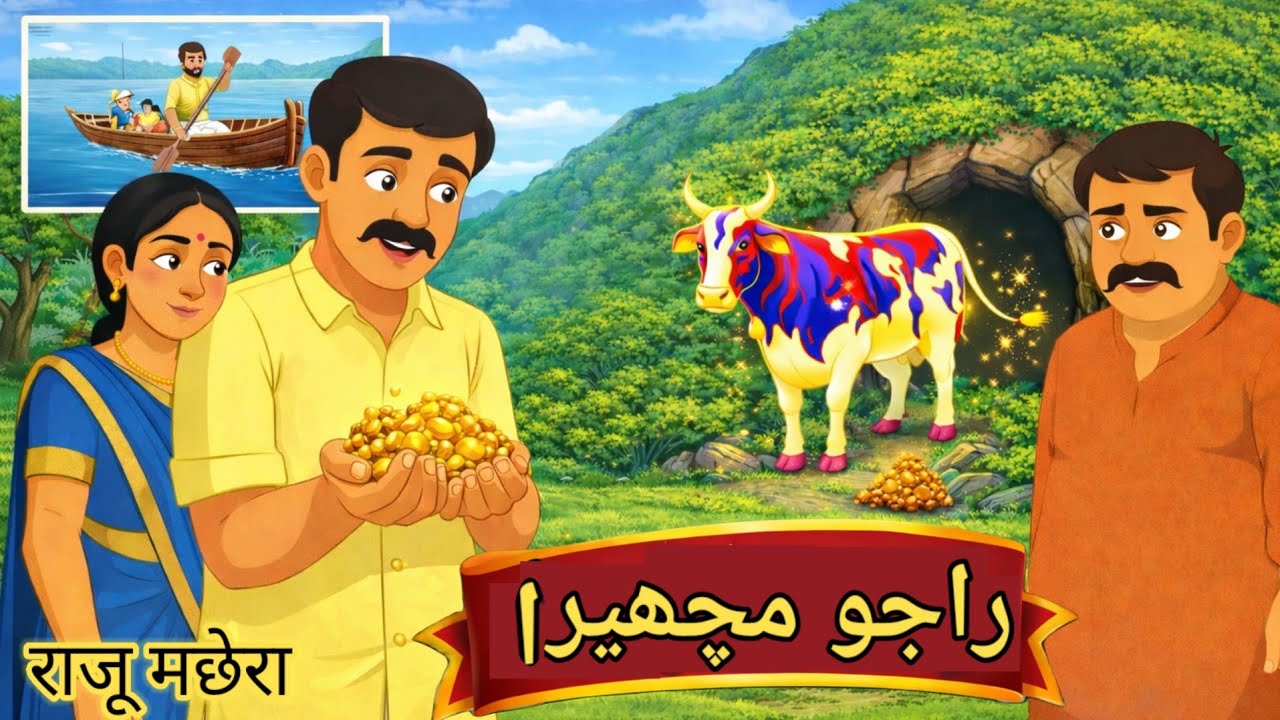 राजू मछेरा | راجو مچھیرا | Bedtime Hindi Stories | Hindi Kahaniyan ...