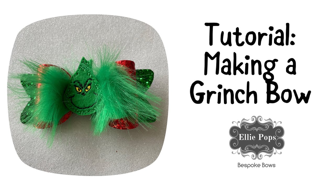 Tutorial Making A Grinch Bow YouTube