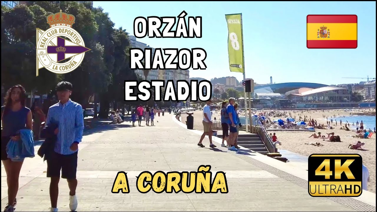 A CORUÑA WALK | Orzán, Riazor | Recorrido por las inmediaciones del Estadio Municipal de Riazor.