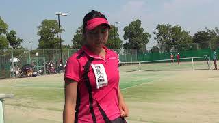 2015年IH テニス 女子 団体 決勝 京都外大西（京都）vs 相生学院（兵庫）③